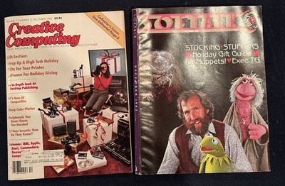 Vintage Creative Computing Dec 85  And Softball Dec 82  Magazine Lot