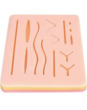 Suture Practice Pad 3 Layer Pre-Cut 14 Wounds Medical Students Veterinarian