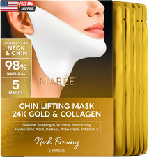V Line Lifting Mask with 24K Gold   Deep Collagen Face Mask for Women   Jawline