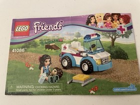 LEGO Friends Mia's Vet Clinic 41085 & 41086 Illustrated Instruction Manual