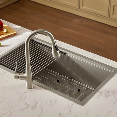 #ad JOMOO 32quot; Undermount Kitchen Sink Workstation Brushed Stainless Steel Bowl $139.00