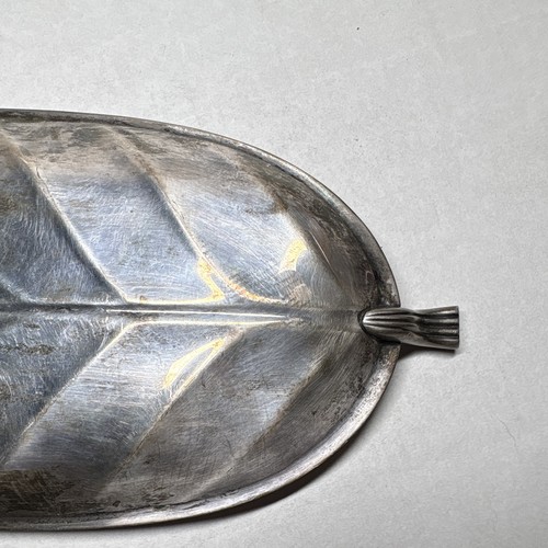 International Silver Company Leaf Silverplated Serving Tray Dish 8151 - Afbeelding 6 van 9