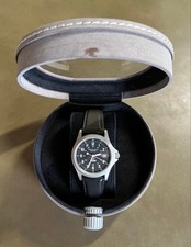 Orologio Hamilton Khaki King Quarzo Acciaio Inox Pelle Nylon Quadrante Nero