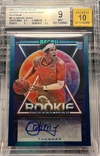 2022-23 Panini Recon #6 Rookie Recon Signatures Ousmane Dieng Platinum 1/1