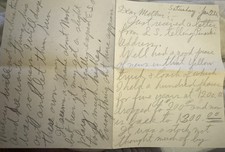 1936 Casey Stengel Handwritten Signed Letter HOF Dodgers + Envelope LOA