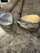 Titleist Vokey SM8 Wedges 56 & 60 Stiff Flex, +1 Inch, Brand New OS Grips