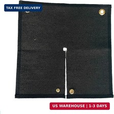 Fireproof Welding Blanket, 12'' x 12'' High Temp Protector Pad, Heat Shield Weld