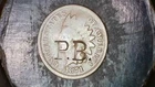 1871 COUNTERSTAMPTED GOOD KEY DATE INDIAN HEAD CENT#009