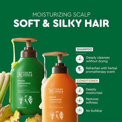 Vietnam's Touch | COCAY HOALA Ginger Lemongrass Shampoo and