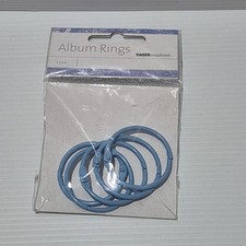 Kaisercraft "Blue" - 3.5cm Album Rings 5pack - Crafts Scrapbooking