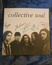 Collective Soul • Signed Vintage Cardboard Promo [1994] • OG Lineup