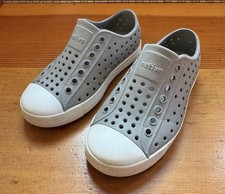 Native Jefferson Slip On Shoes Size C 10 Little Kids Gray