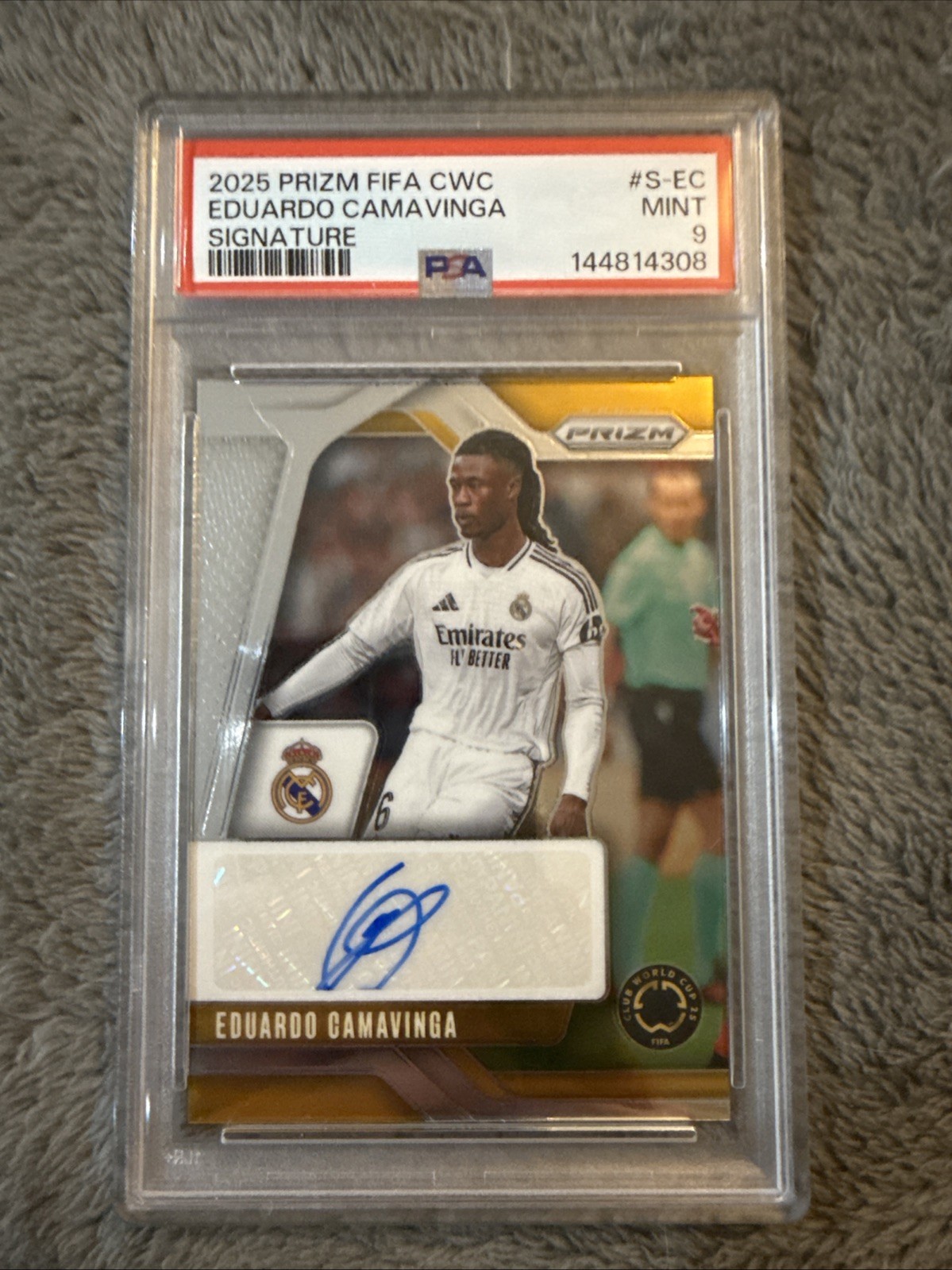 2025 Club World Cup | Eduardo Camavinga Real Madrid Silver Autograph PSA 9 Mint