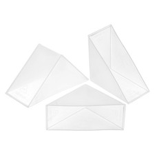 8Pcs Corner Protectors 36x95mm Plastic Right Angle Corner Guards Cushion, White
