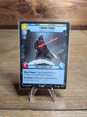Star Wars Unlimited - Darth Vader ''Twilight Of The Apprentice'' 37/264. B