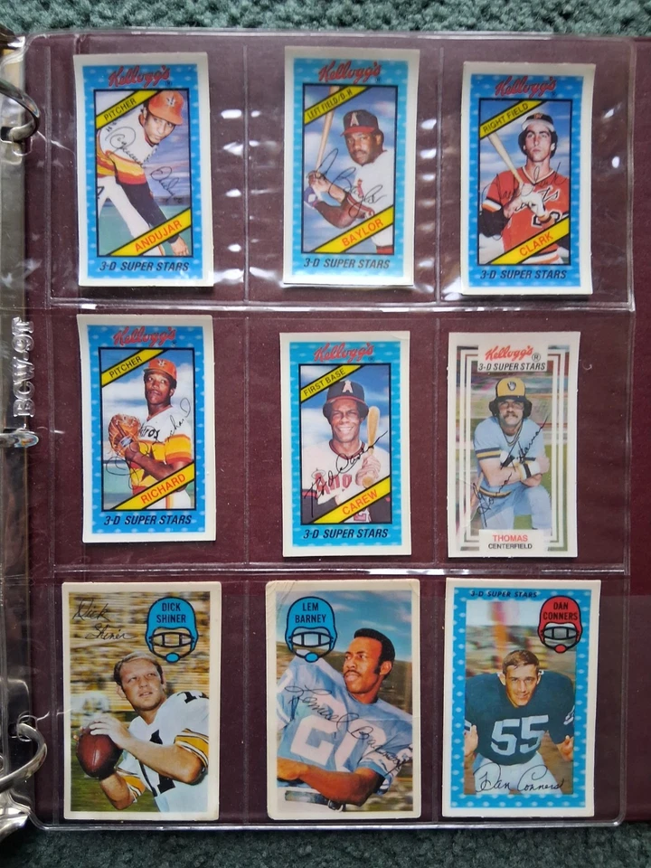 HUGE 1970-1980 KELLOGG'S BASEBALL LOT! 385-Cards w/STARS! & 1983 COMPLETE SET - Image 2 of 4