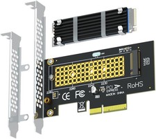 PA09-HS M.2 NVMe to PCIe 4.0 X4 Adapter with Heatsink for Maximum SSD Cooling