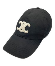 CELINE          Triomphe baseball cap black 2AUT6969P
