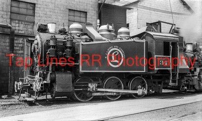 E J Lavino #34  Reusens VA 5-15-1965 Tom Lawson  0-6-0t Baldwin New 8x10 Photo
