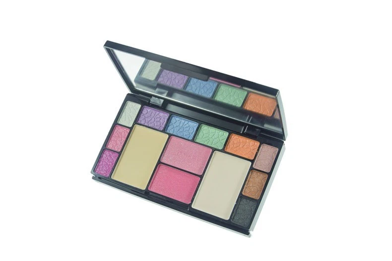 18 Colors Makeup Eyeshadow Lip Gloss Eyebrow Powder Blush Cosmetics Gift Set - Image 3 of 4