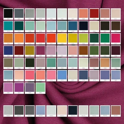 VMG-STORE Jersey Baumwolljersey Uni 0,25m viele Farben ÖkoTex 100 Jerseystoff Meterware