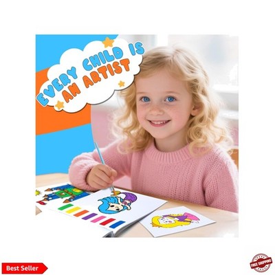 Paint with Water Books for Kids, Mess Free Coloring Books with 2  Brushes for...