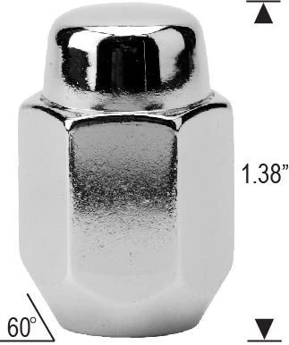 Tuercas Bellota 12x1.5 Cromo 24 Piezas 21mm 13/16 Hexagonales Foto 3 de 4