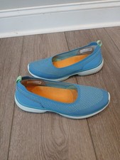 Vionic Womens Kallie Blue Slip On Sneaker Ballet Flats Casual Shoes Sz 11 M
