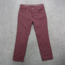 34 Heritage Charisma Jeans Mens 36x32 Burgundy Comfort Rise Classic Fit