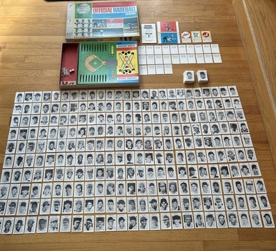 1969 -72 Milton Bradley Official Baseball Game w/376 Cards + 24 Team Cards Stars