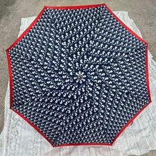 Christian Dior Folding Umbrella Trotter Logo Monogram Luxury Accessory