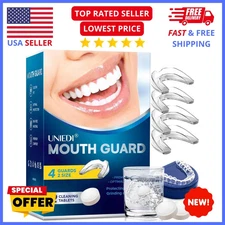 Night Mouth Guard 4-Pack – Anti Grinding Dental Guard for Teeth Clenching Sleep