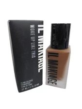 WOKE UP LIKE THIS FLAWLESS BASE FOUNDATION BY IL MAKIAG #235 1 OZ BOXED