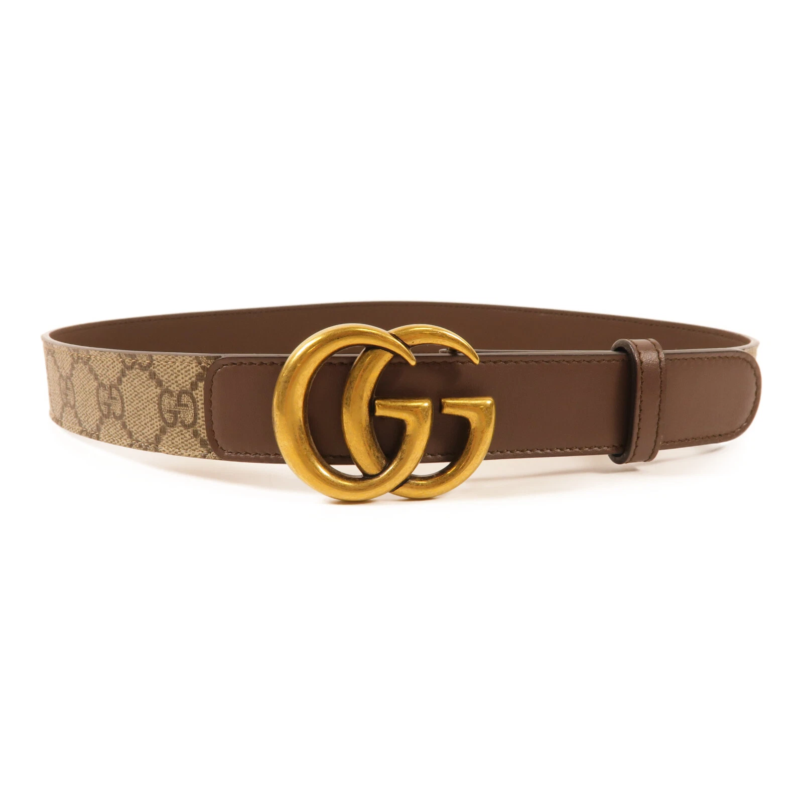 Ceinture GUCCI GG GHW 625839 PVC marron