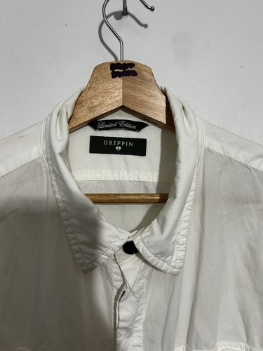 Griffin studio Long Sleeve White Shirt, made in Italy, size EU 36 - Picture 3 of 8