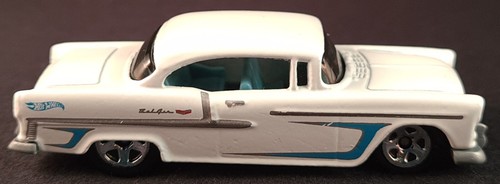 Hot Wheels '55 Chevy Bel Air White 2006 - Imagen 8 de 10