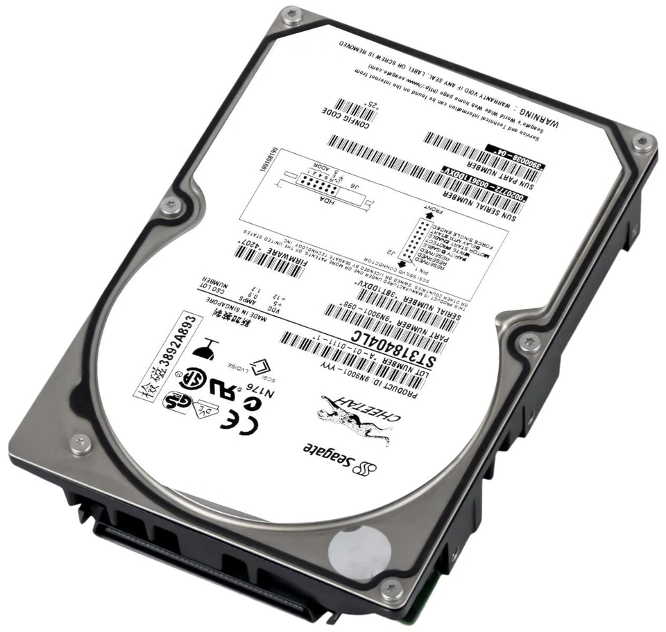 Hard Drive SUN 3900038-04 ST318404LC 18GB 10000RPM 4MB SCSI U160 3.5'' - Image 2 of 3
