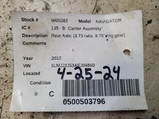 Used Differential Carrier Assembly Fits 2010 Lincoln Navigator Rear Axle 9.75 Used Differential Carrier Assembly Fits 2010 Lincoln Navigator Rear Axle 9.75