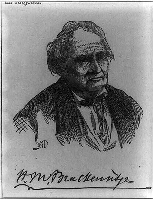 Photo:Portrait of Henry Marie Brackenridge 1877