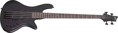 Schecter Stiletto Stealth 4 Bass Guitar - Satin Black