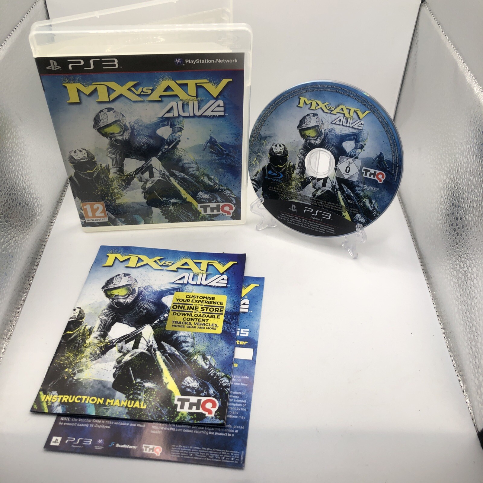 MX VS ATV ALIVE PlayStation 3 PS3 game manual included