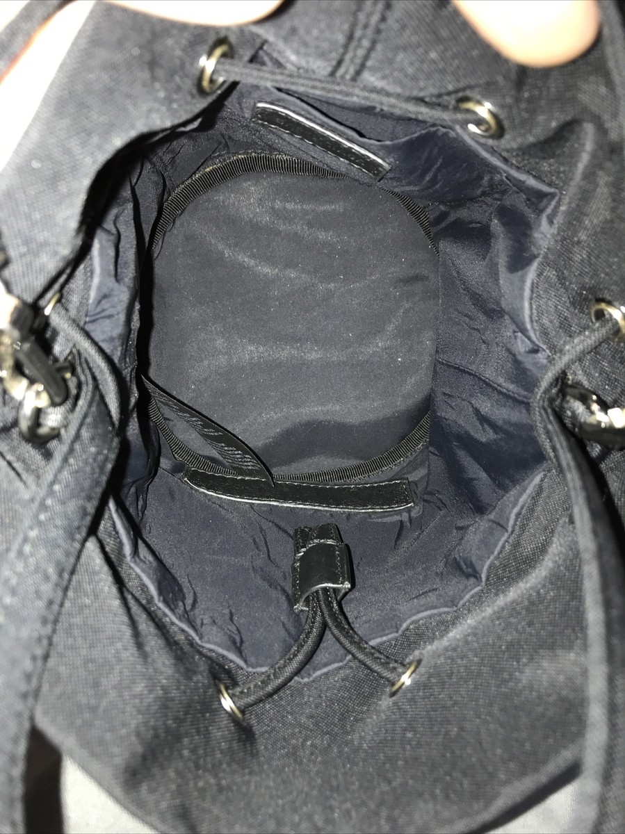 Balenciaga Wheel Nylon Bucket Bag In Black