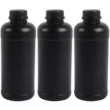 3x 1L Darkroom Chemical Developer Storage Bottles For 135 120 4x5 Film Negative