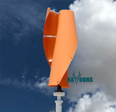 600W 12V Vertical Windkraftanlage Windgenerator Laderegler Off Grid System MPPT