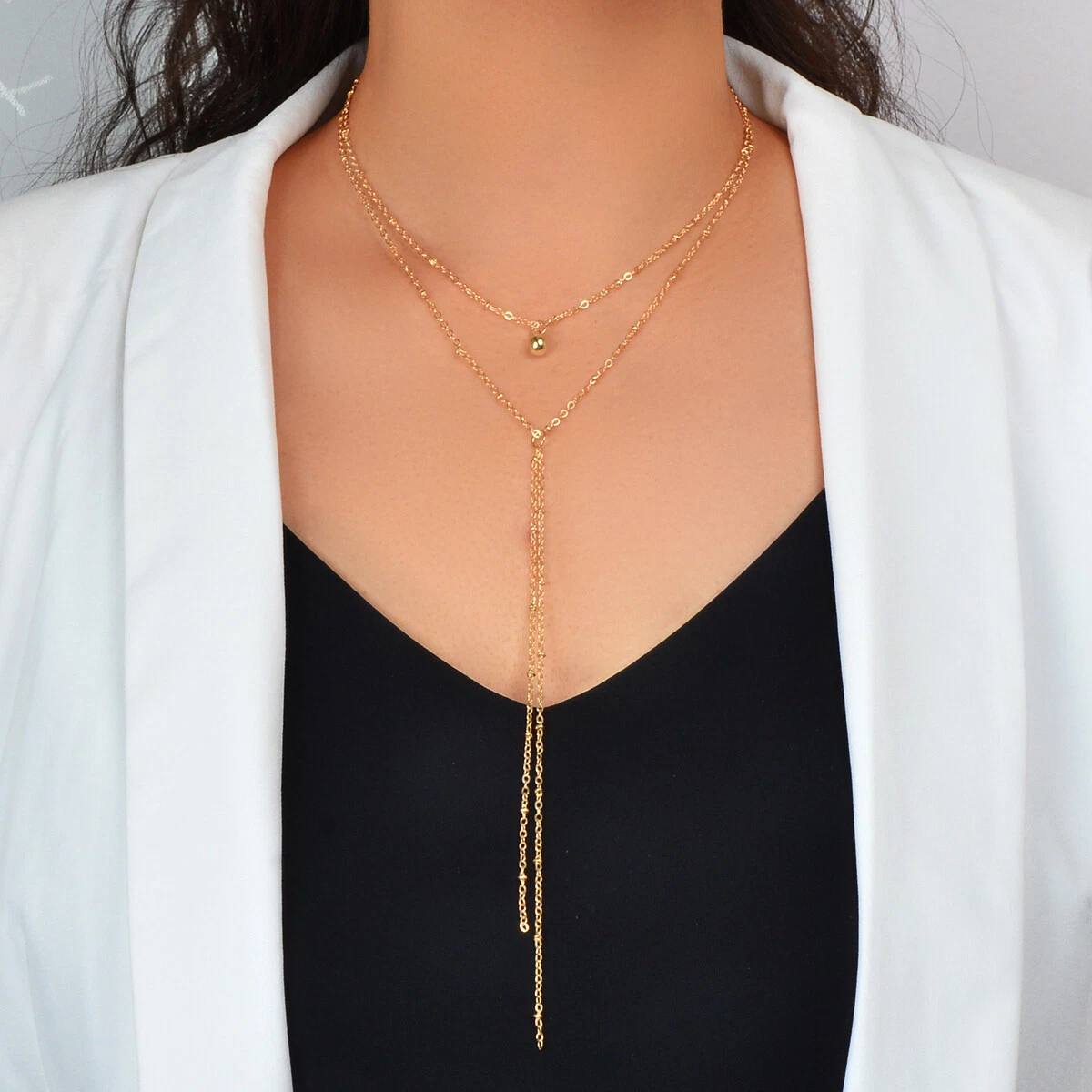 Boho chain clearance necklace