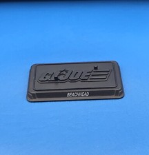 NICE 2007 GI Joe BEACHHEAD Black Figure Stand Accessory Toy Display Base 25th