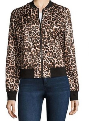 Brown Animal Print Jacket - Junior Size 