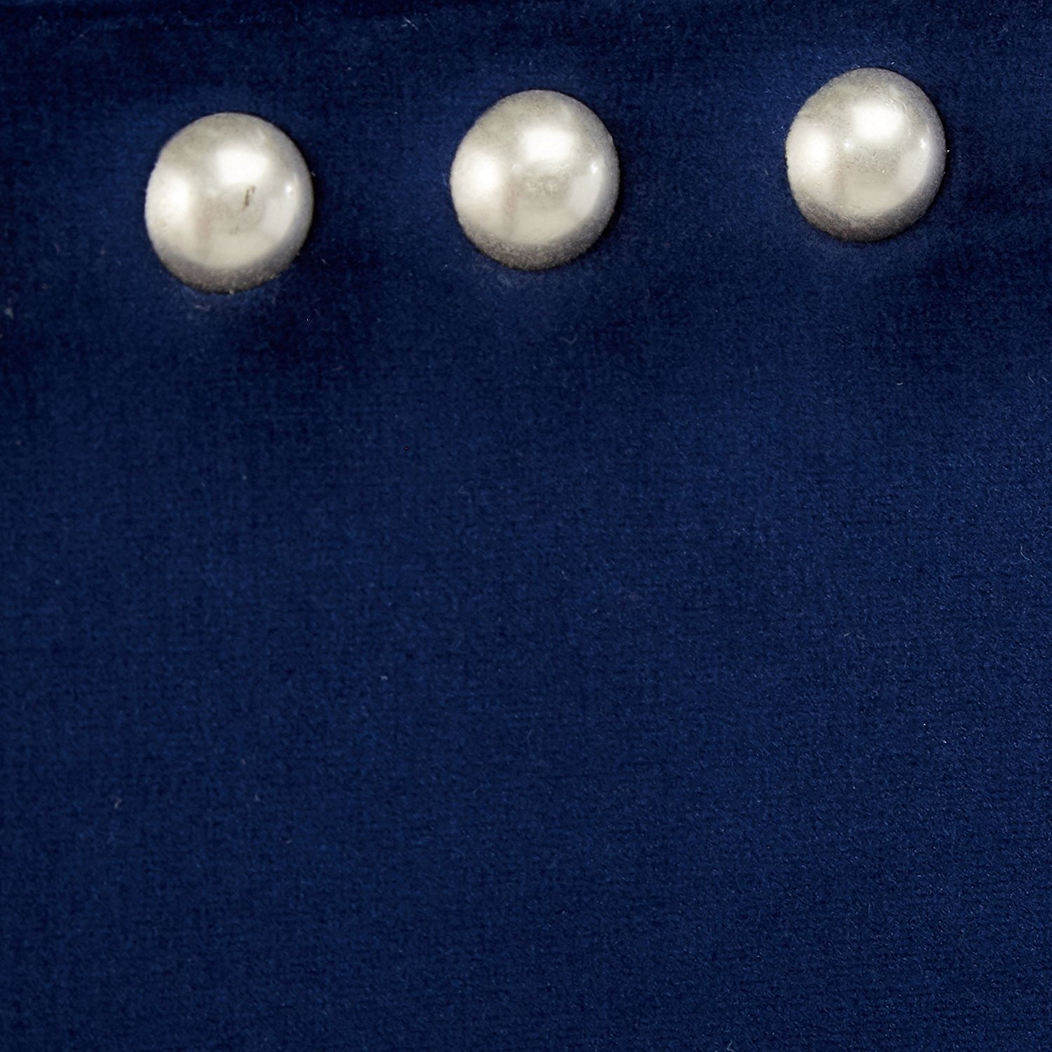 Kings Brand Furniture Clarno Blue Velvet Nailhead Trim King Size Upholstered Bed