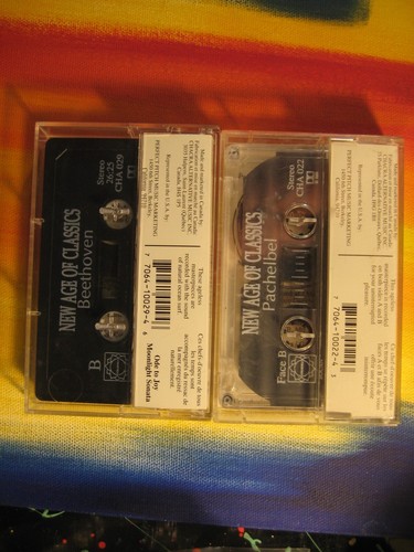 Beethoven & Pachelbel New Age of Classics Chakra Recordings Music Cassette Tape - Bild 3 von 3