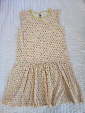 Used Girls Size 10 TEA Collection Yellow Floral Dress